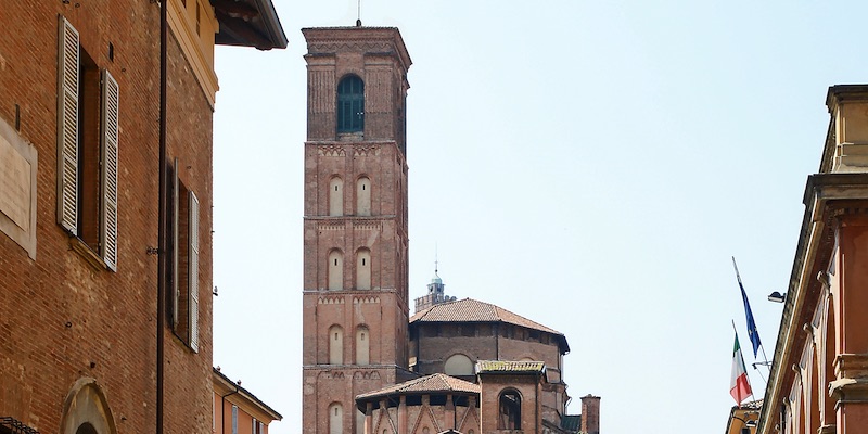 Bell tower of the Church of St. James Major
