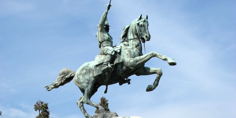 Equestrian Monument to Giuseppe Garibaldi