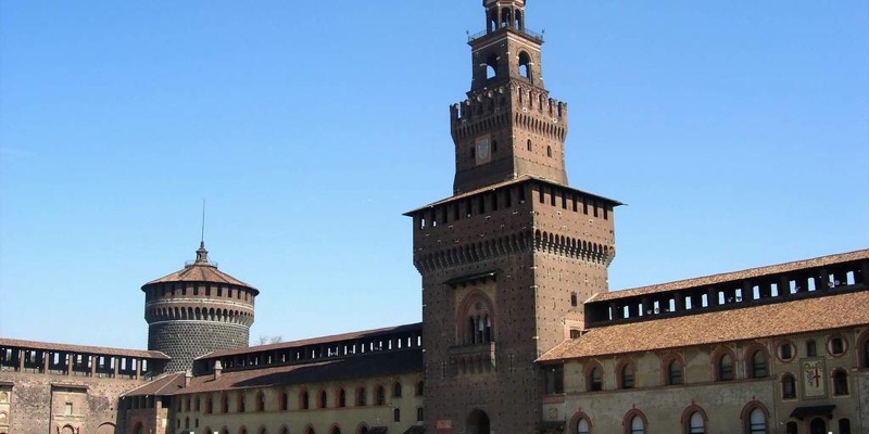 Visite du château de Sforza