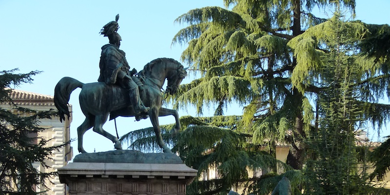Reiterdenkmal bei Vittorio Emanuele II