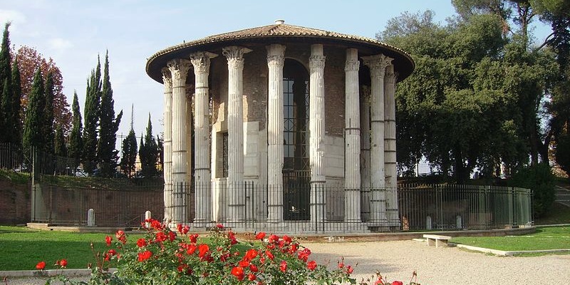 Temple Temple (vainqueur du Temple d'Hercule) au Boario Forum