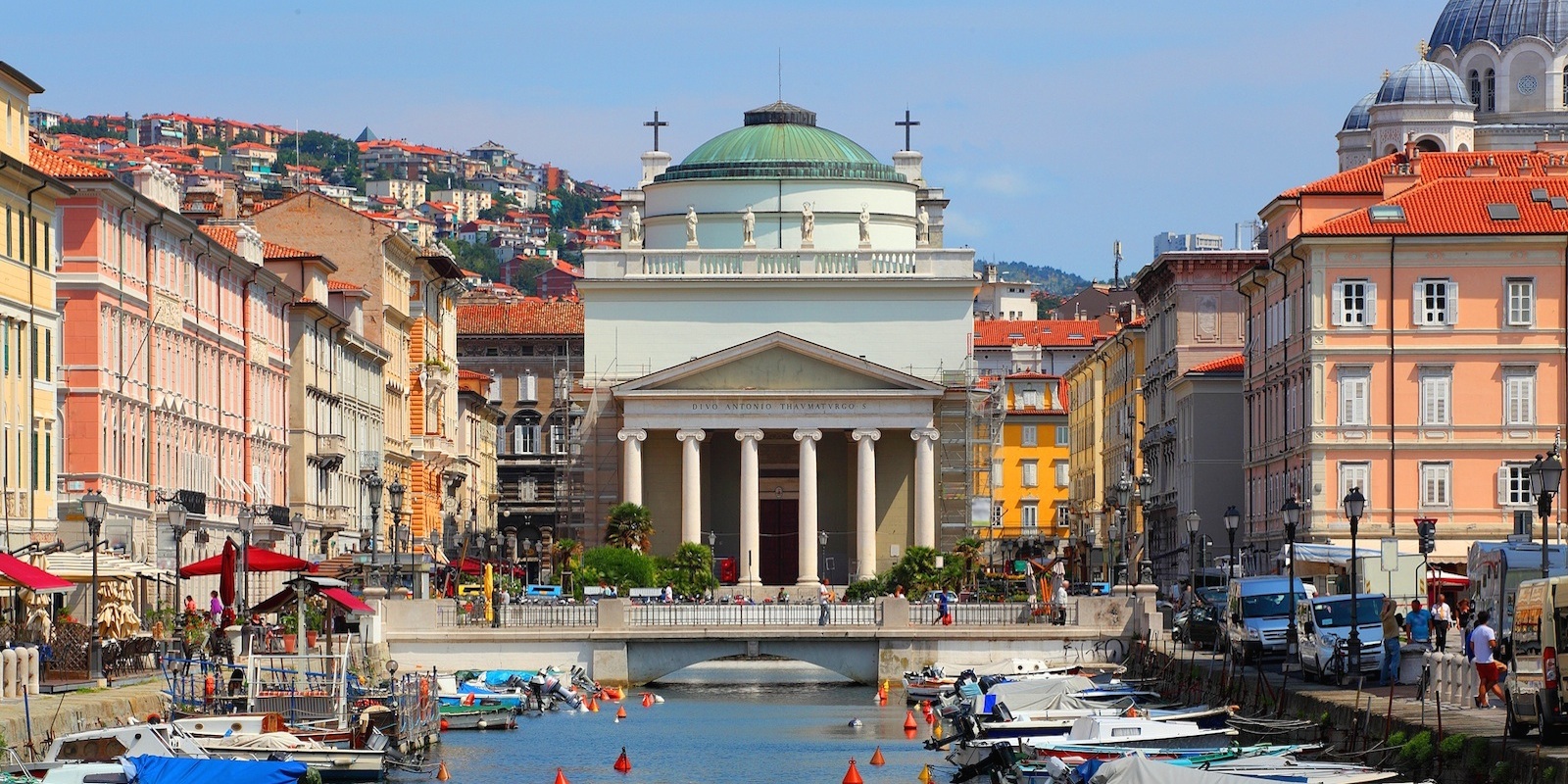 Bandiera Comune Di Trieste – Tessuto Poliestere Nautico 115g/m² – Dimensioni 100x150 Cm